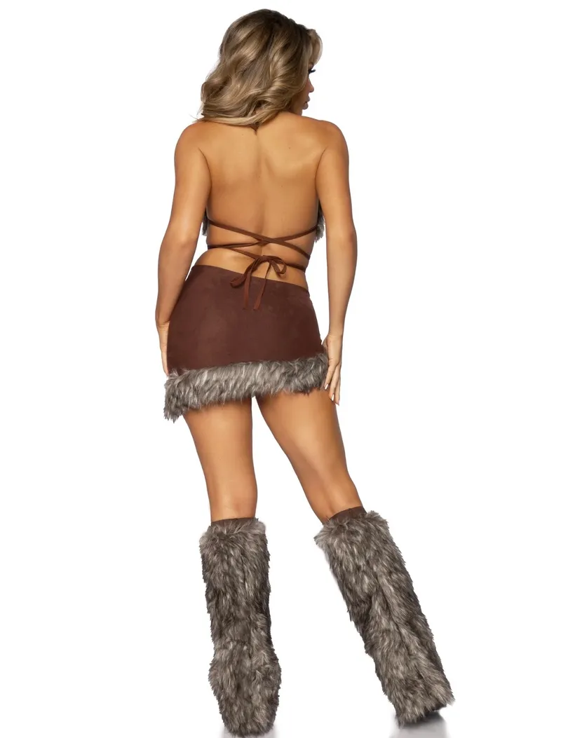 3 PC Cave Babe Costume by Leg Avenue, photo 1